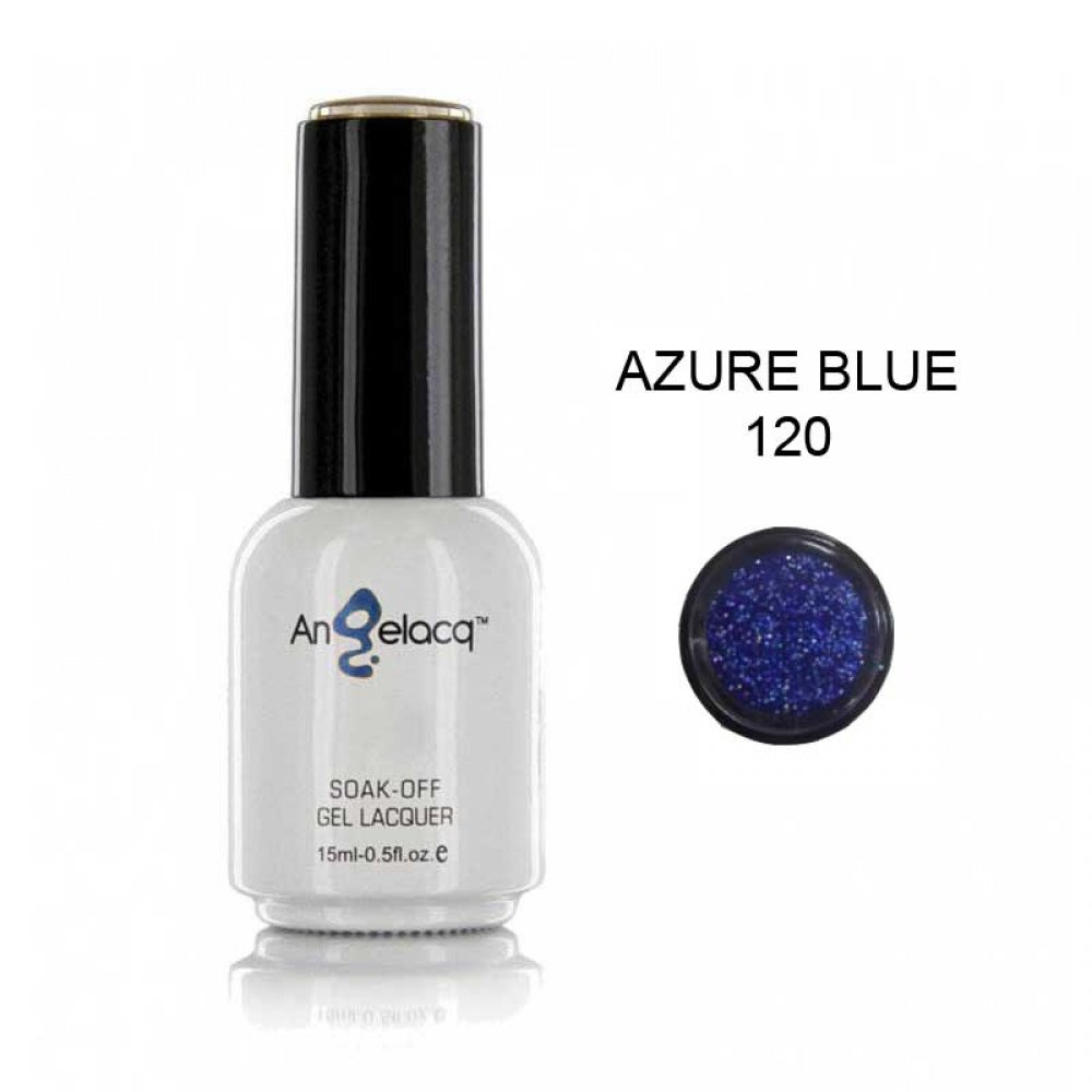 Ημιμόνιμο Επαγγελματικό Βερνίκι Angelacq 15ML – 0.5FL.OZ - AZURE BLUE